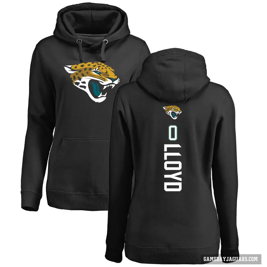 Women's ＃0 Devin Lloyd Jacksonville Jaguars Black Pro Line Backer Pullover Hoodie