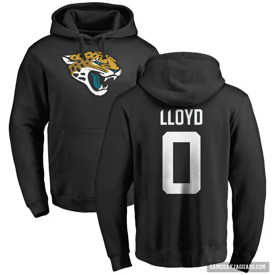 Youth ＃0 Devin Lloyd Jacksonville Jaguars Black Pro Line Logo Pullover Hoodie
