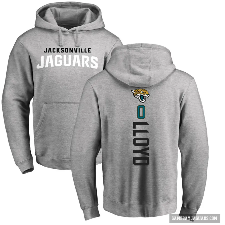 Youth ＃0 Devin Lloyd Jacksonville Jaguars Pro Line Ash Backer Pullover Hoodie