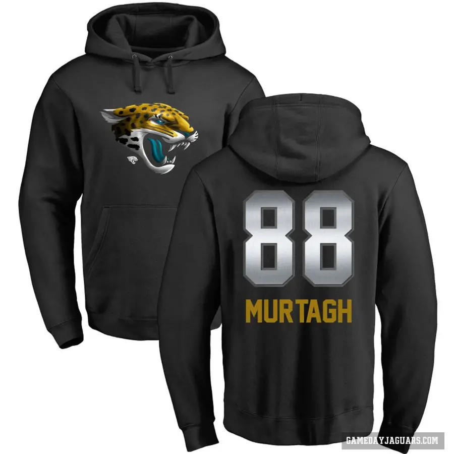 Youth ＃88 Patrick Murtagh Jacksonville Jaguars Black Midnight Mascot Pullover Hoodie